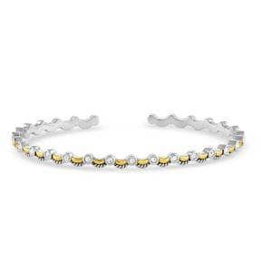 Thumbnail of the Montana Silversmiths® Montana Gold Crystal Cuff Bracelet