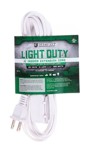 Thumbnail of the Electryx Light Duty 12' Indoor Extension Cord