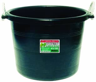 Thumbnail of the Tuff Stuff Products 70 Quart Weather Resistant Plastic Muck Bucket, Black