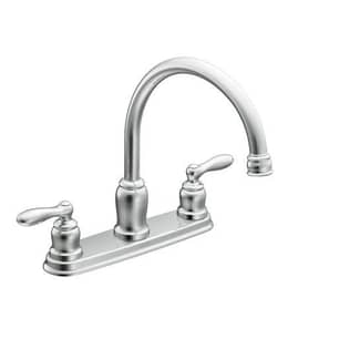 Thumbnail of the Moen Caldwell Chrome Two-Handle High-Arc Kitchen Faucet