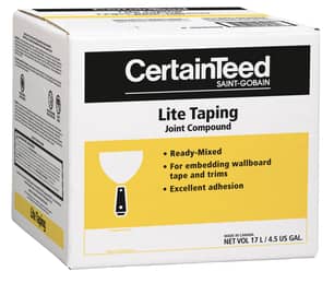 Thumbnail of the CertainTeed Lite Taping Joint Compound 17L