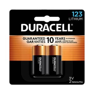 Thumbnail of the Duracell 3V Ultra Lithium Batteries, 123, 2 Pack