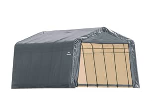 Thumbnail of the ShelterCoat Custom Peak Shelter, 13 ft. x 24 ft. x 10 ft. Standard PE 9 oz. Gray