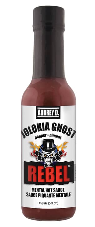 Thumbnail of the Aubrey D Rebel Jolokia Ghost Hot Sauce 150ml