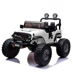Thumbnail of the Kids On Wheelz 12V Lifted Jeep 2 Seat Ride On White