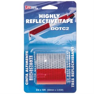 Thumbnail of the Road Smart DOT-C2 Reflective Tape 2" x 10ft (Red/Silver)
