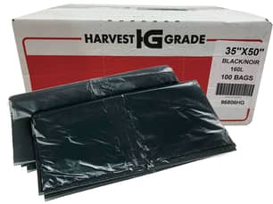 Thumbnail of the Harvest Grade Extra Strong Garbage Bags 35" X 50" 100ct