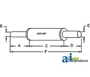 Thumbnail of the A&I Products MUFFLER  AC-1