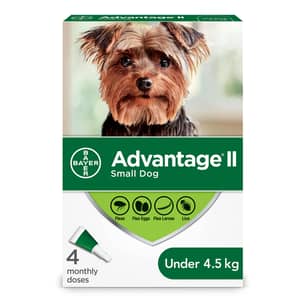 Thumbnail of the Advantage II Flea Treatment for Small Dogs - 4 dose