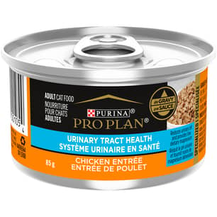 Thumbnail of the Purina® Pro Plan® Urinary Tract Health Chicken Entrée in Gravy Adult Cat Food 85g Can