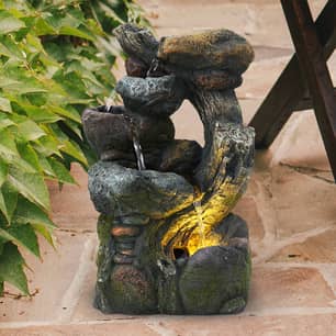 Thumbnail of the 14-inch Stone Branch Fountain with energy-efficien