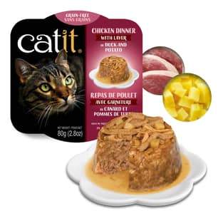 Thumbnail of the Catit Chicken Dinner Duck and Potato 80g