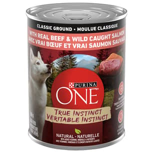 Thumbnail of the Purina ONE®  Smart Blend®  True Instinct Classic Ground Beef and Wild Caught Salmon - 368g