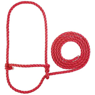 Thumbnail of the Weaver Cattle Rope Halter - Red