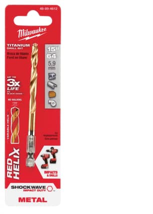 Thumbnail of the Milwaukee 15/64 in. SHOCKWAVE™ RED HELIX™ Impact Drill Bits
