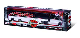 Thumbnail of the HARLEY-DAVIDSON DECORATION. 1:64 SCALE TRUCK AND T