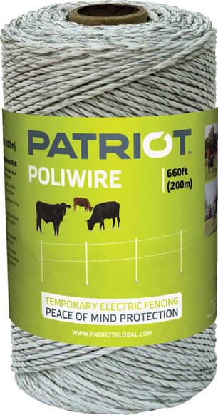 Thumbnail of the Patriot® 1 Piece Poli Wire - 660' 6 Strands SS White