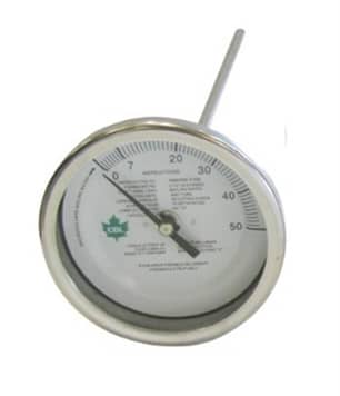 Thumbnail of the 3" Diameter Dial Thermometer for Maple Syrup Production