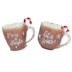 Thumbnail of the CF COLLECTION  Orn Coffee Cups 3" W/Candy Cane