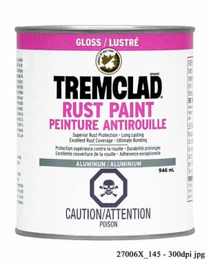 Thumbnail of the Tremclad Rust Paint Aluminum 946ml