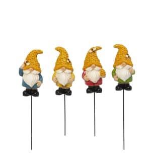 Thumbnail of the Assorted Resin Gnome Garden Stake - 1Pc