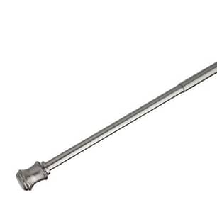 Thumbnail of the DECORATIVE TENSION SHOWER ROD SATIN NICKEL