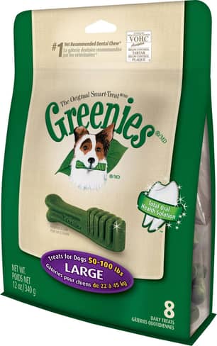 Thumbnail of the GREENIES® Original Canine Dental Chews - Large Size - TREAT-PAK™ Package (12 oz.) - 8 Count