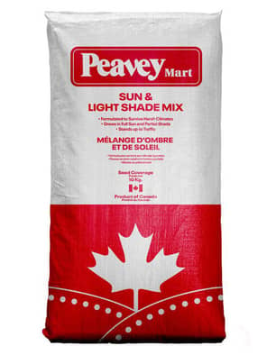 Thumbnail of the Peavey Mart Sun & Light Shade Grass Seed 10kg