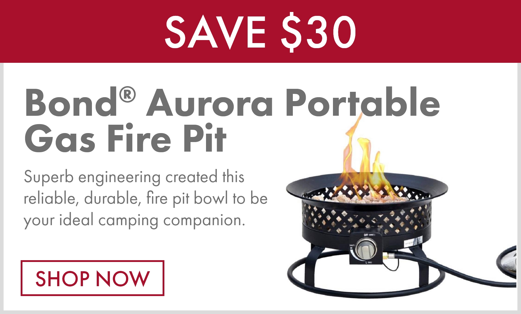 Bond® Aurora Portable Gas Fire Pit