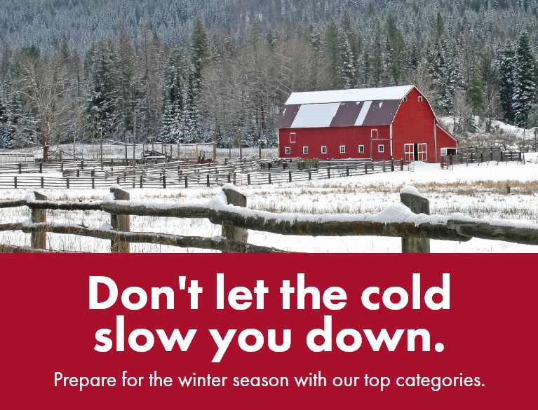 Don't let the cold slow you down. Prepare for the winter season with our top categories.