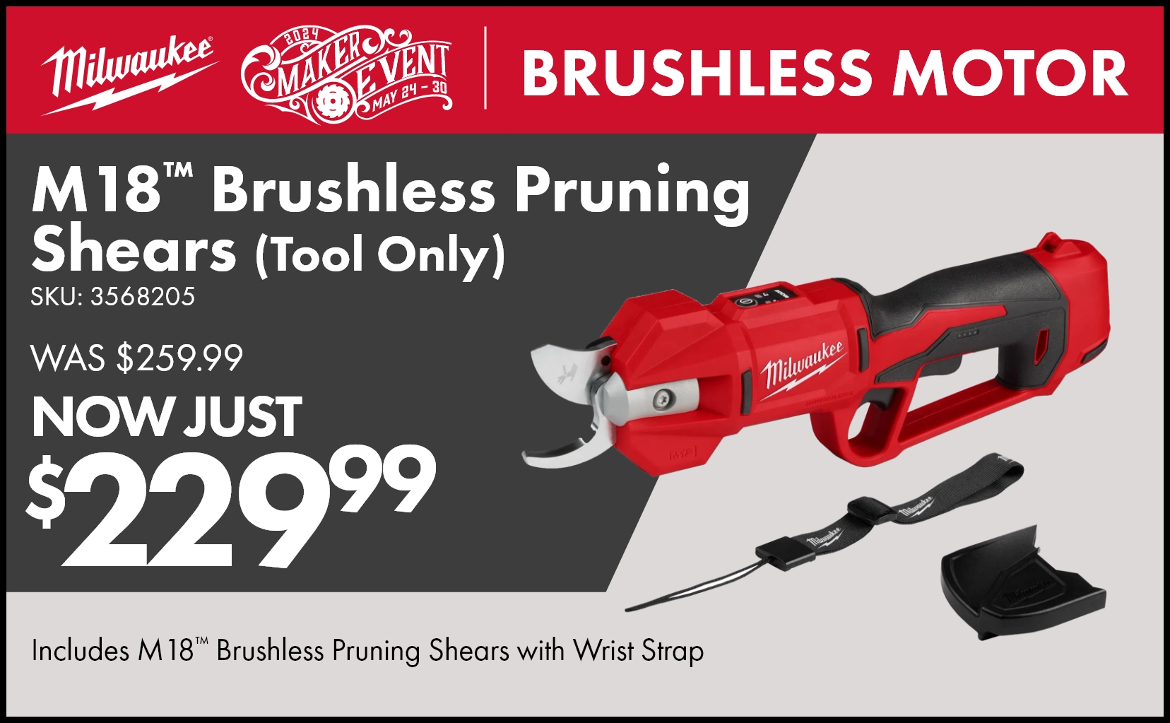 Shop the Milwaukee® M12™ Brushless Pruning Shears