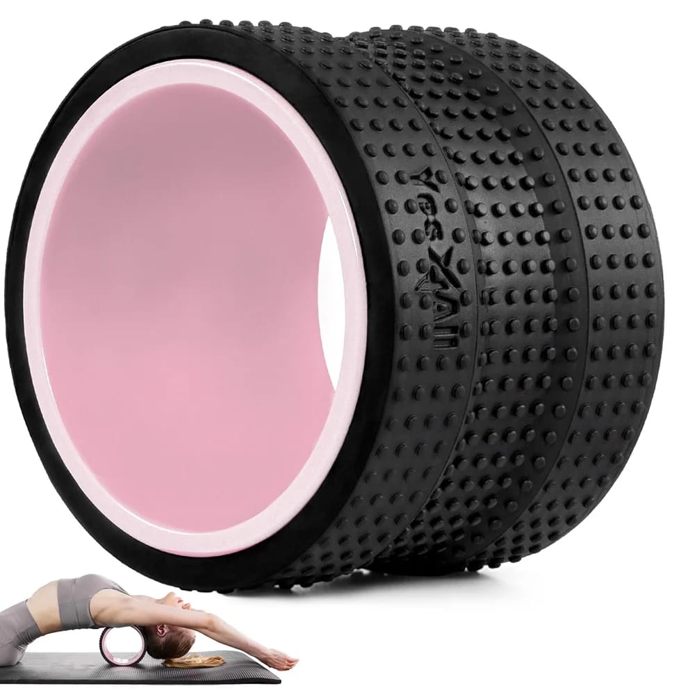 Yes4All Yoga Wheel Roller, Pink, 6"