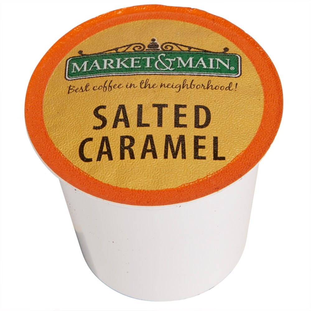 Market & Main Salted Caramel Coffee, 18 Count