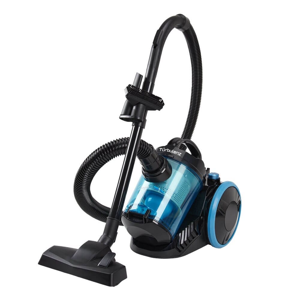Turbulenz Dragonfly Bagless Canister Vacuum with Wheels
