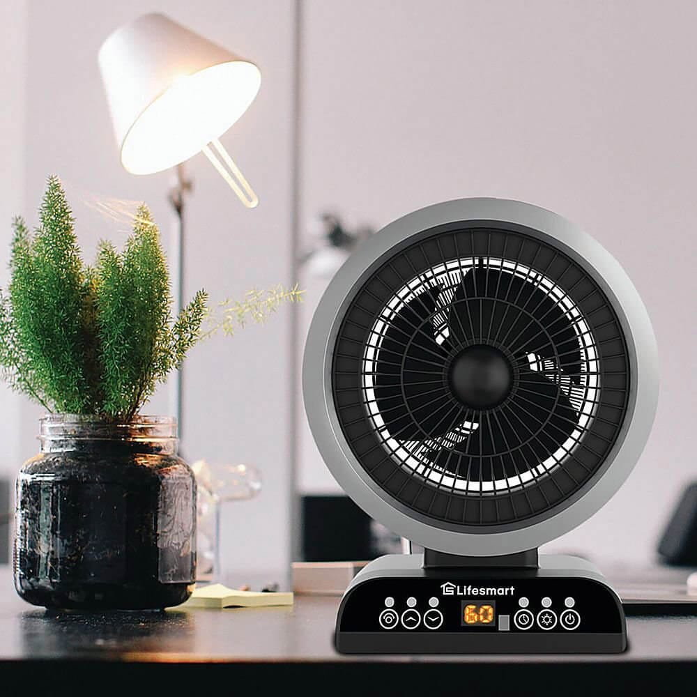 Lifesmart Electric Space Heater, Black