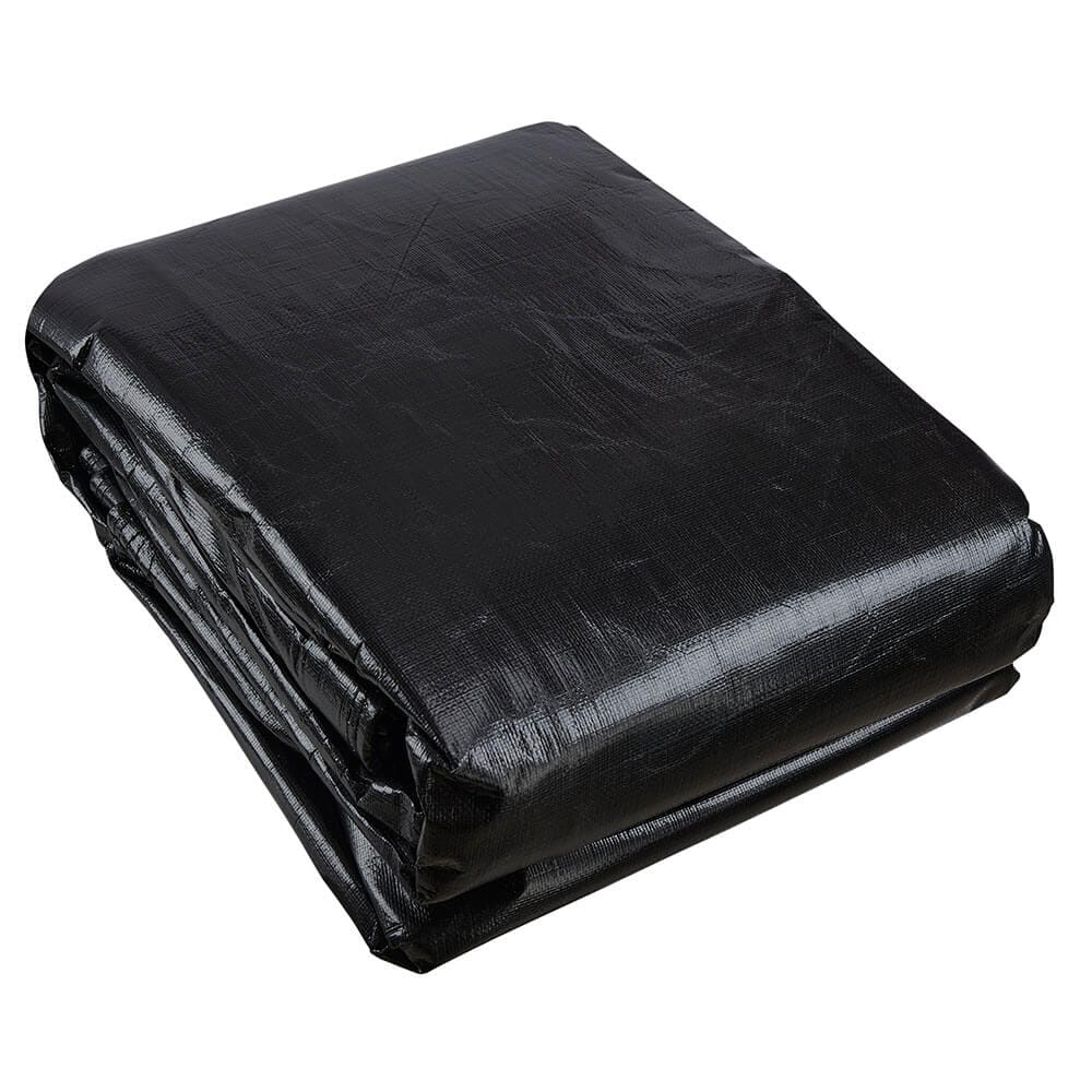 Rockland 11' x 24' Heavy-Duty 12 mil Polyethylene Truck Tarp, Black