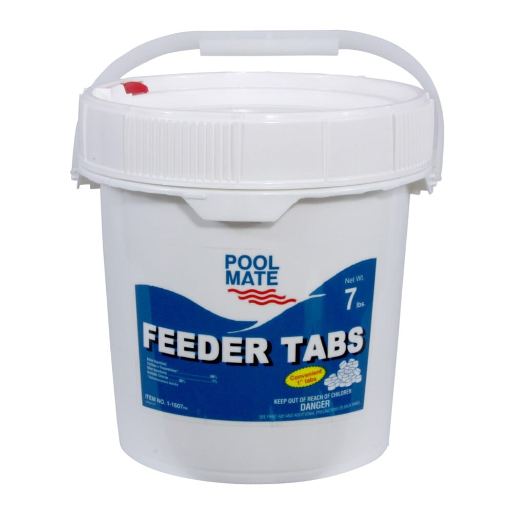 Pool Mate 1" Feeder Tabs, 7 lbs