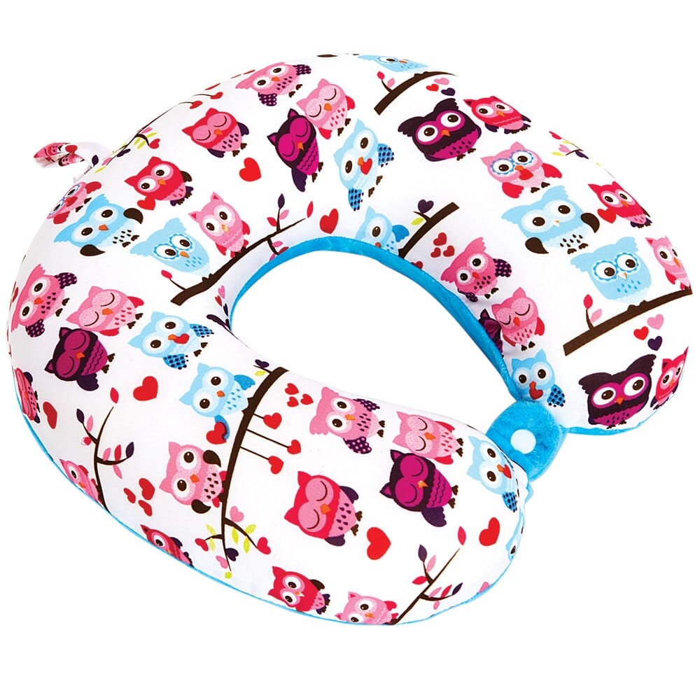 Comfortrip Printed Memory Foam Travel Pillow