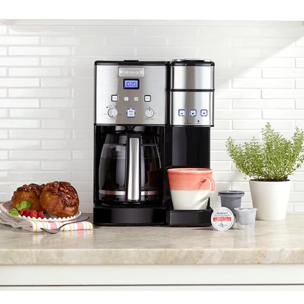 Cuisinart Stainless Steel 12-Cup Coffee Maker, Black