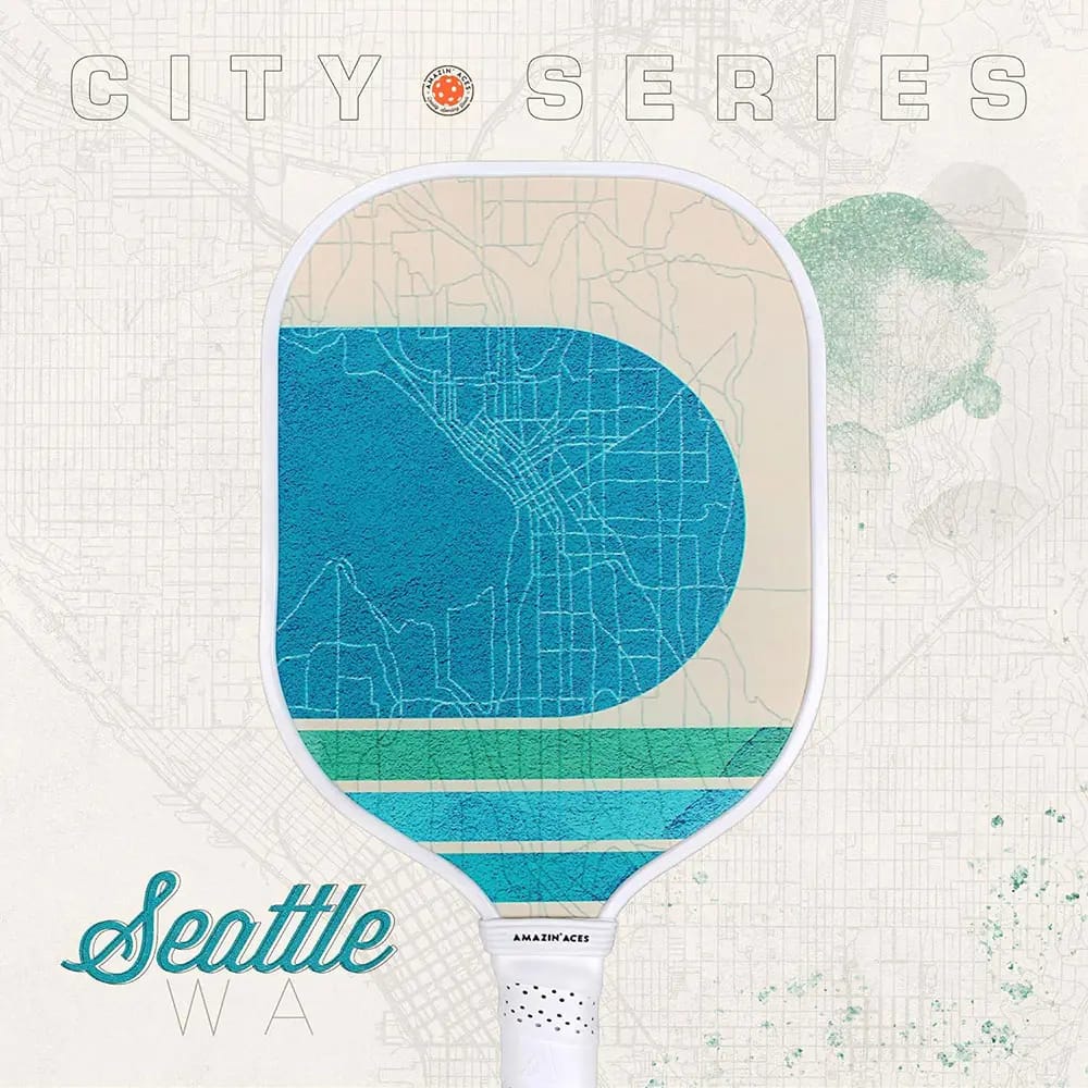 Amazin' Aces Signature Graphite Pickleball Paddle Set, Set of 2, Seattle Series