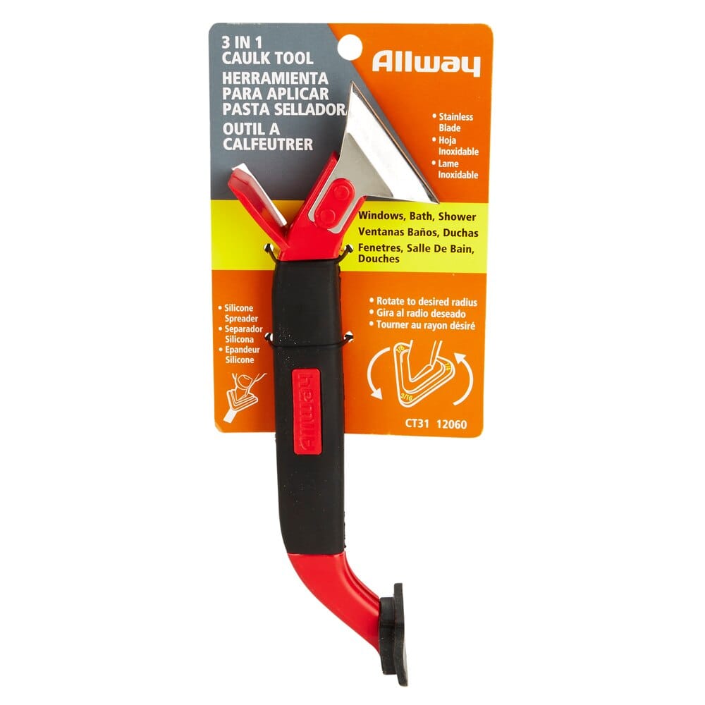 Allway 3-in-1 Caulk Tool