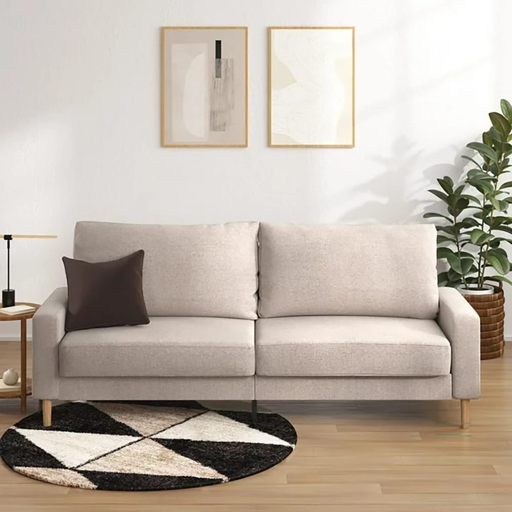Zinus Colton Upholstered Sofa, Beige