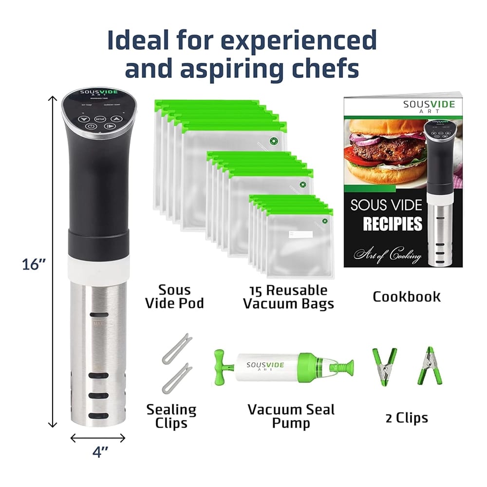 SOUSVIDE ART Sous Vide Cooker Kit