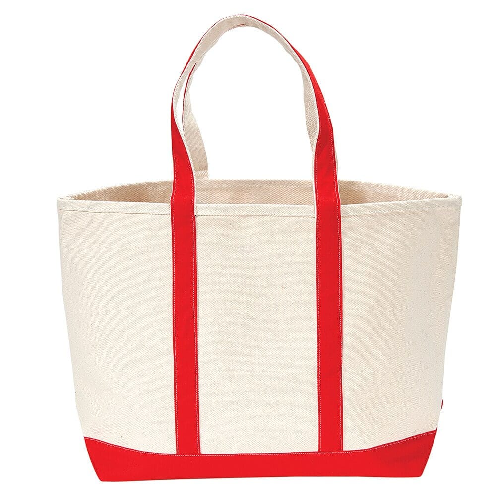 Heavy-Duty Canvas Tote, 15" x 24" x 7"