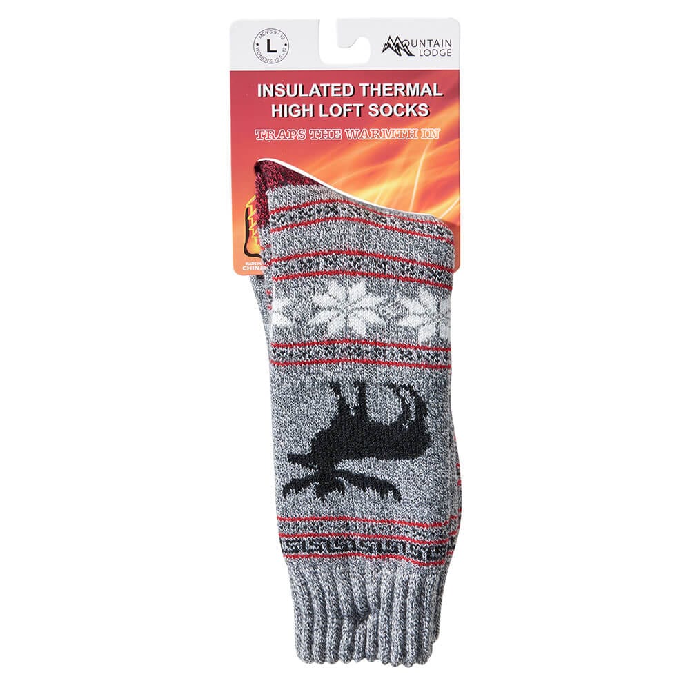 Mountain Lodge Men's Insulated Thermal High Loft Socks