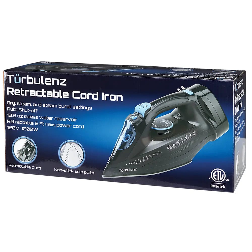 Turbulenz Retractable Cord Iron