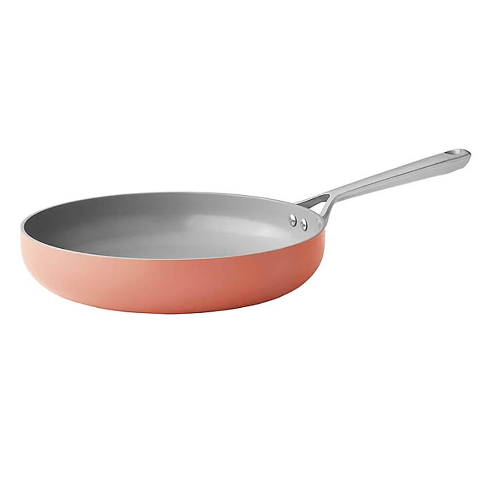 11-Piece Modern Ceramic Cookware Set, Coral