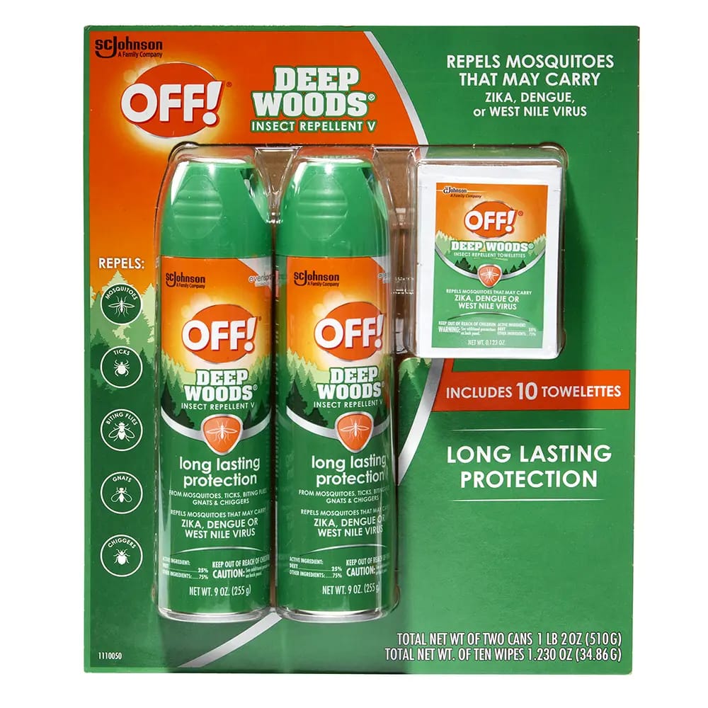 OFF! Deep Woods Insect Repellent V Combo Pack