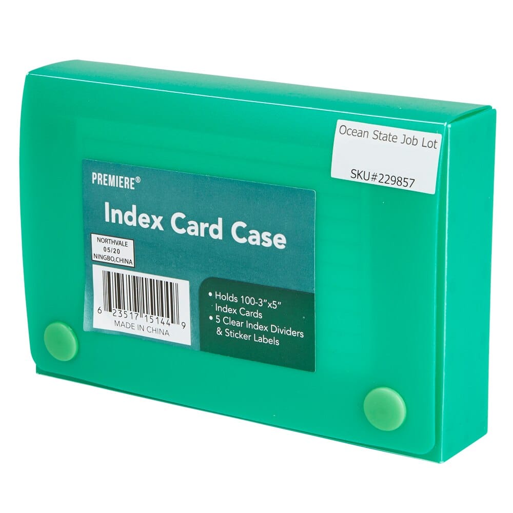 Premiere® Index Card Case