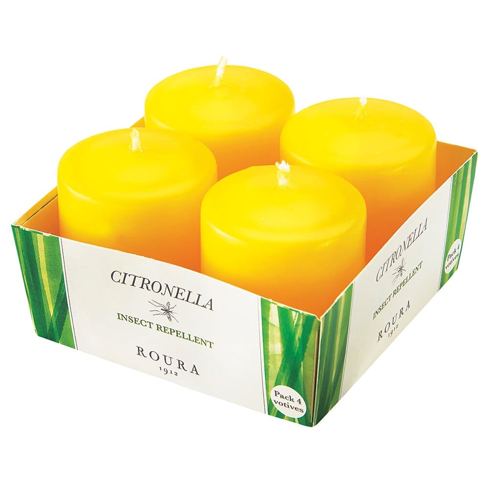 Citronella Insect Repellent Candles, 4 Pack